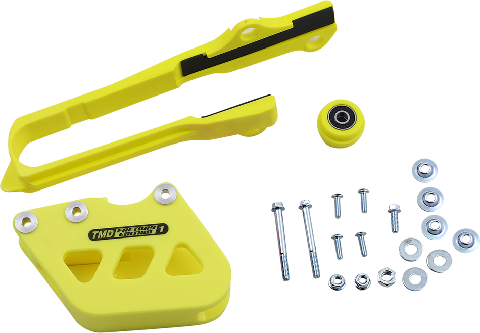 T.M. DESIGNWORKS Chain Guide/Slider - Suzuki - Yellow SCP-OR1-YL