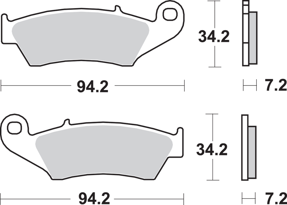 SBS Off-Road Sintered Brake Pads 694SI