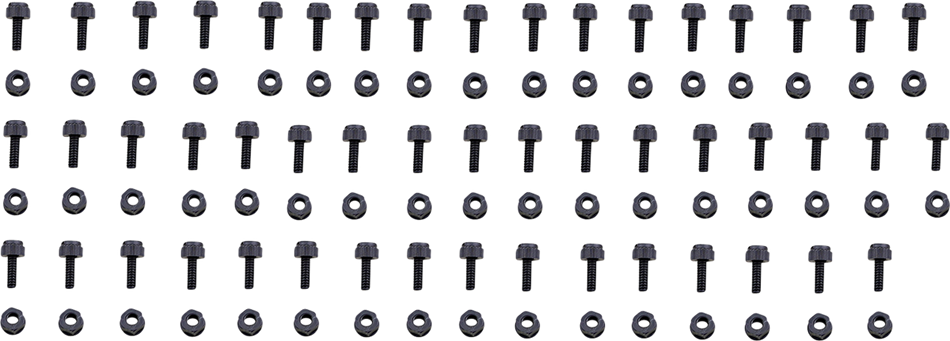 BOLT Nylon License Plate Fastener Kit - 50PK LPFB50