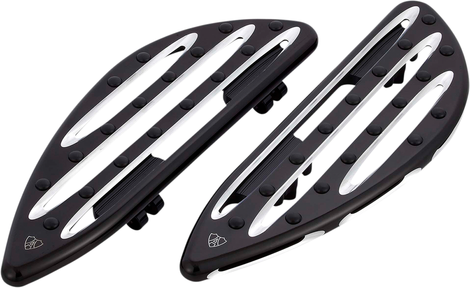 ARLEN NESS Driver Floorboards - Deep Cut - Black 410-003