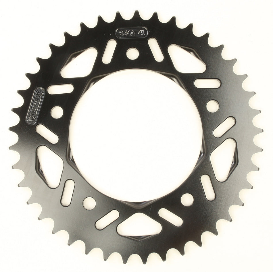 VORTEX Rear F5 Sprocket Aluminum 41t-520 Blk Hc Yam 654AK-41