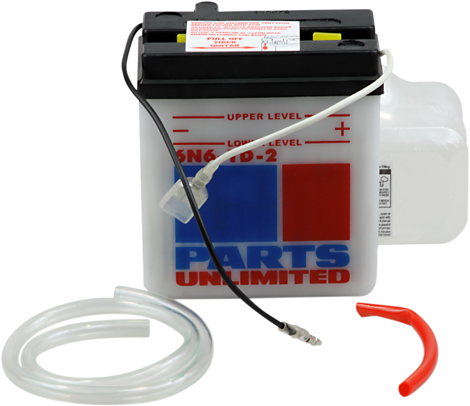 Parts Unlimited Battery - 6N6-1D-2   2113-0128