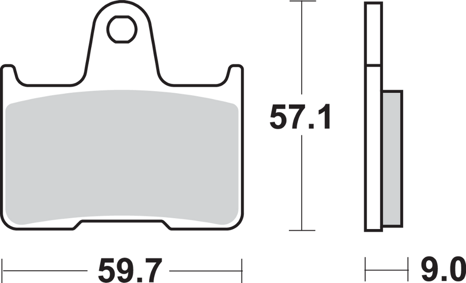 SBS LS Brake Pads - GSX-R - 765LS 765LS