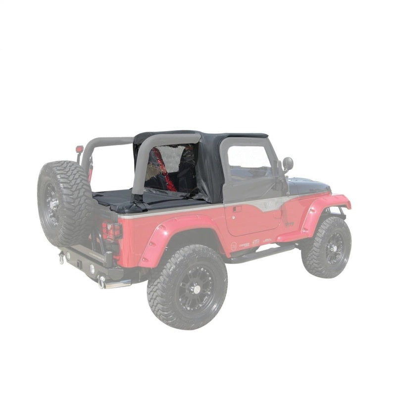 Rampage 1997-2002 Jeep Wrangler(TJ) Cab Soft Top And Tonneau Cover - Black Denim 994015