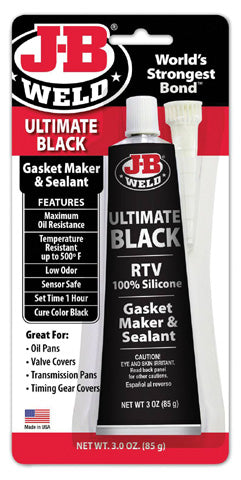 Jb Weld Ultimate Black Oxime - 3 Oz 446013