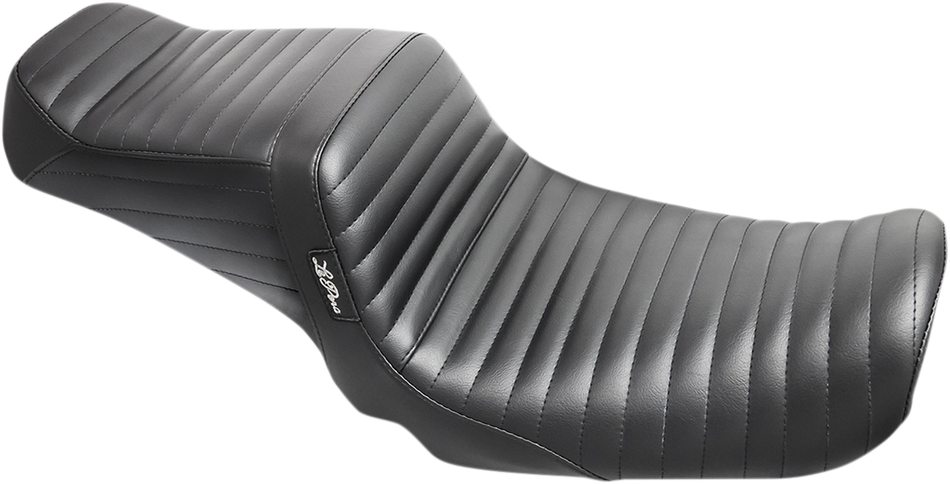 LE PERA Tailwhip Seat - Pleated - Black - FXD '06-'17 LK-581PT