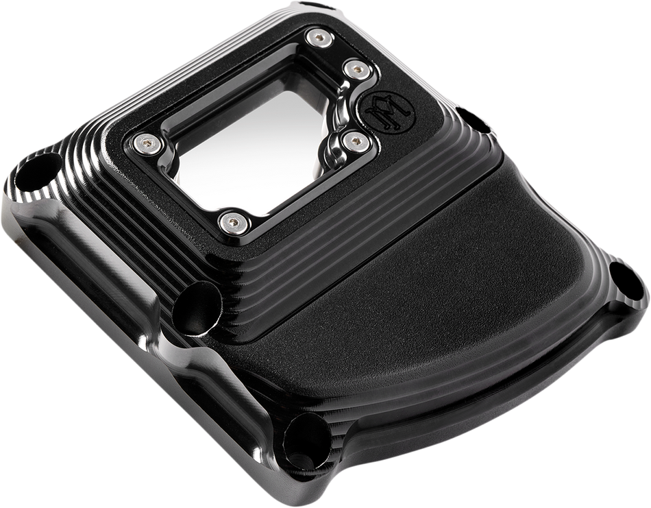 PERFORMANCE MACHINE (PM) Transmission Cover - Black Ops 0203-2020M-SMB