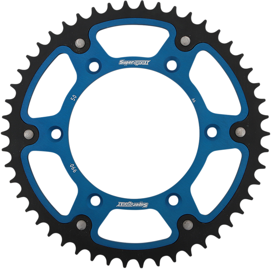 SUPERSPROX Stealth Rear Sprocket - 50 Tooth - Blue - Husaberg/Husqvarna/KTM RST-990-50-BLU