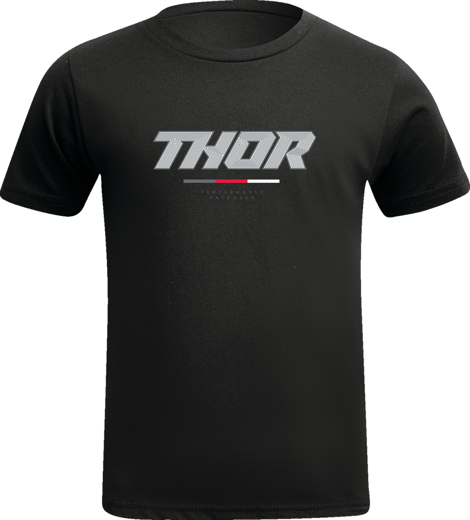 THOR Youth Corpo T-Shirt - Black - Large 3032-3615