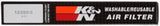 K&N 12 Isuzu D-Max 2.5L L4 DSL Replacement Air FIlter 33-3002