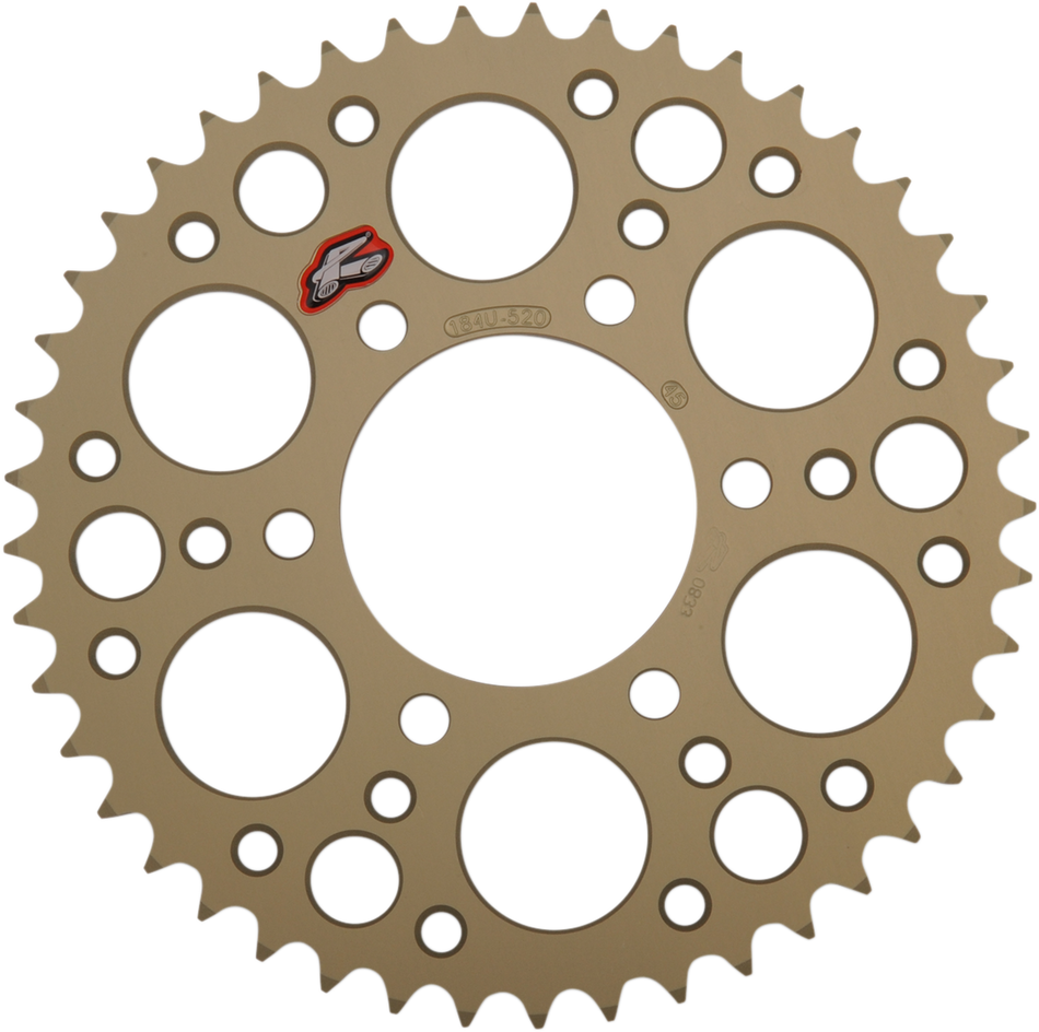 RENTHAL Sprocket - Rear - 45 Tooth 184U-520-45P-HA