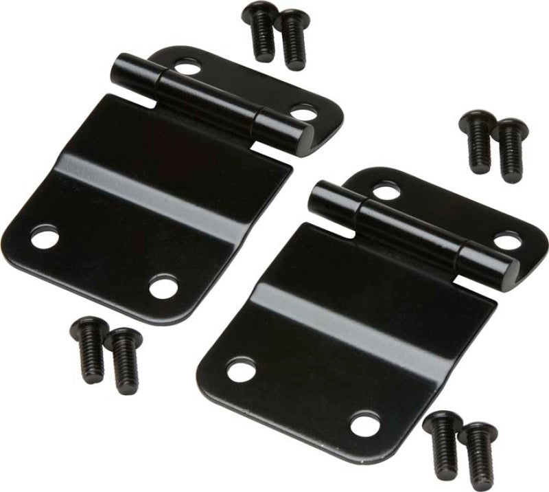 Kentrol 76-86 Jeep CJ7 Tailgate Hinge Pair - Powdercoat Black 50419