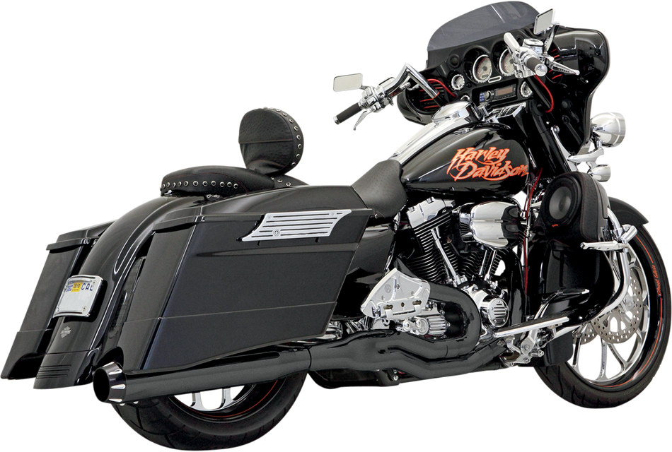 BASSANI XHAUST B1 2:1 Exhaust - Black FLH-777B