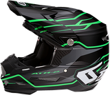 6D ATR-2 Helmet - Phase - Black/Green - XL 12-2848