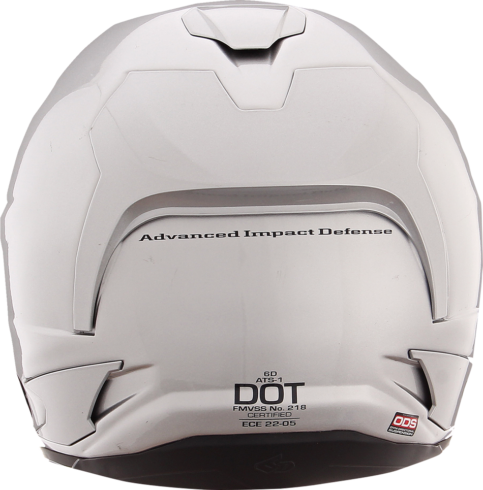 Casco 6D ATS-1R - Plata brillante - Grande 30-0997 