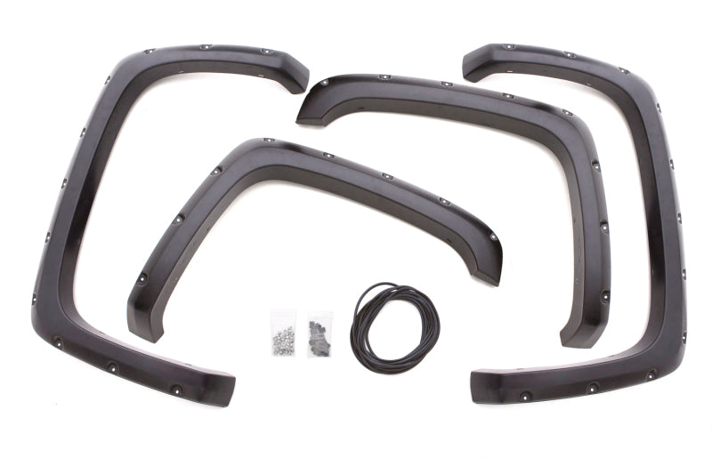 Lund 16-17 Toyota Tacoma RX-Rivet Style Textured Elite Series Fender Flares - Black (4 Pc.) RX125T