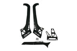 DV8 Offroad 20-22 Jeep JL 392 & JT Mojave A-Pillar Light Bar Mount LBJL-07