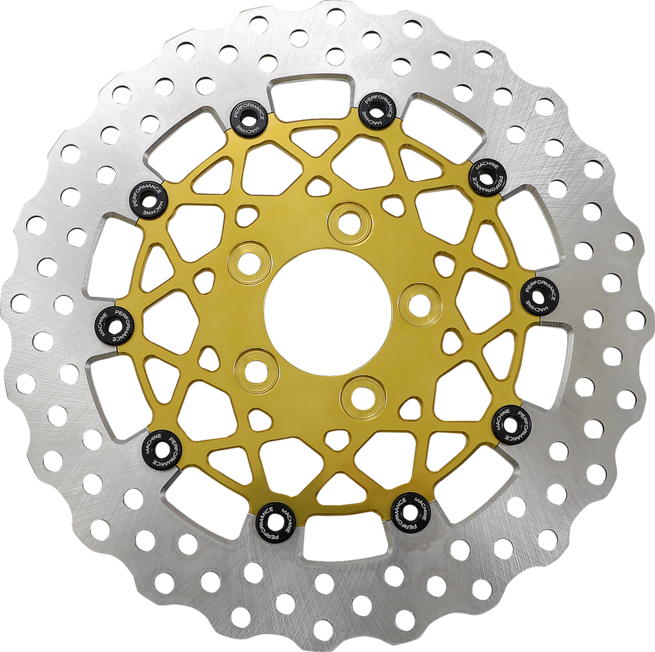 PERFORMANCE MACHINE (PM) Rear Speedstar Rotor - 11.5" - Gold 0133-1539S-G