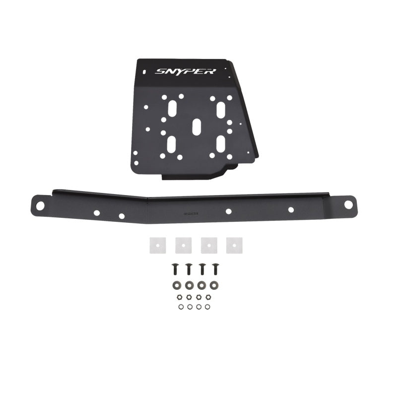 Westin/Snyper 07-17 Jeep Wrangler Transfer Case Skid Plate - Textured Black 42-21025