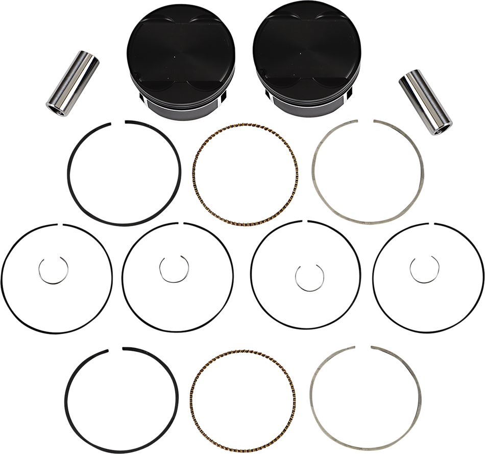 WISECO Piston Kit - M8 - 117" - 4.075" Bore K2804