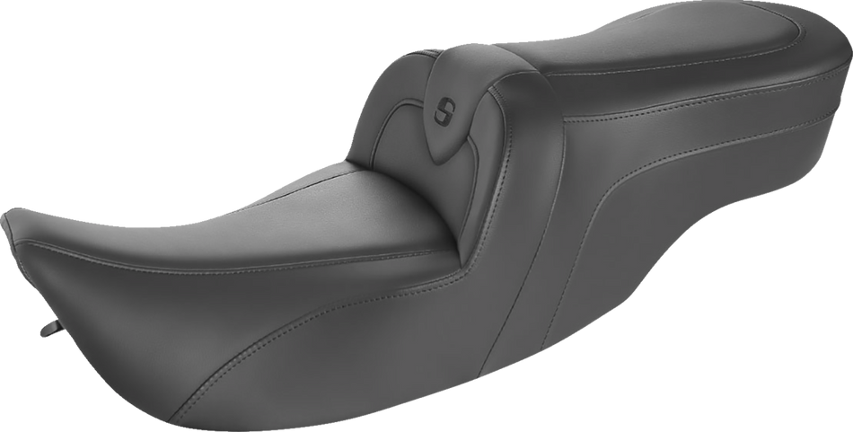 SADDLEMEN RoadSofa Seat - Without Backrest - Black W/Black Stitching 897-07-187