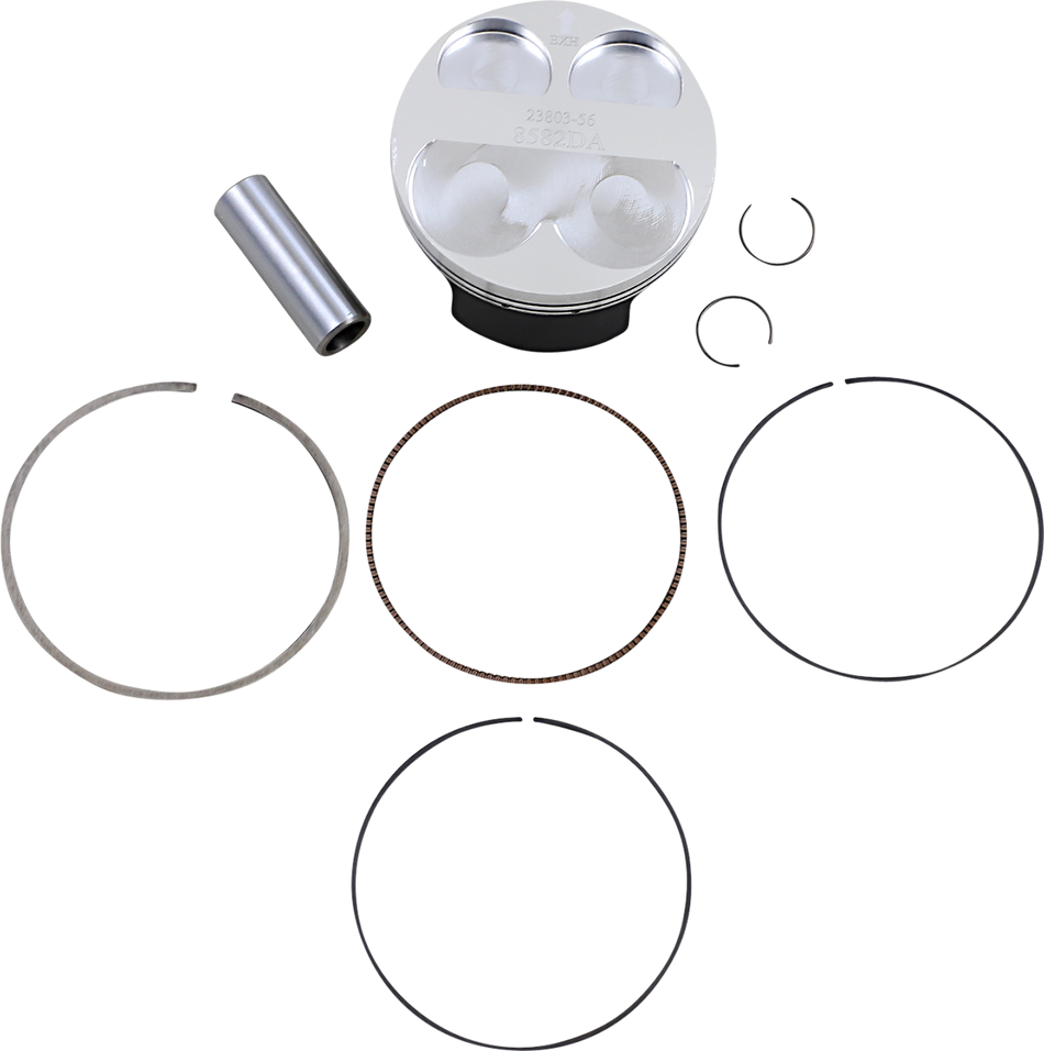 WOSSNER Piston Kit - KX250F/RMZ250 - 76.96 mm 8582DA