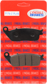 LYNDALL RACING BRAKES LLC Z-Plus Pastillas de freno - Traseras - Victory 08-17 7176-Z+ 