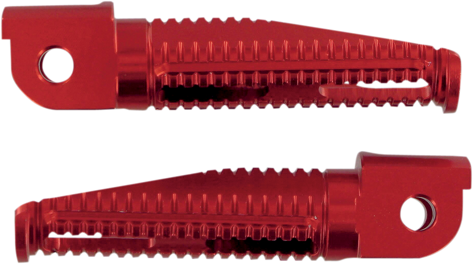 COMPETITION WERKES Footpegs - Red - Kawasaki 1GPK-R