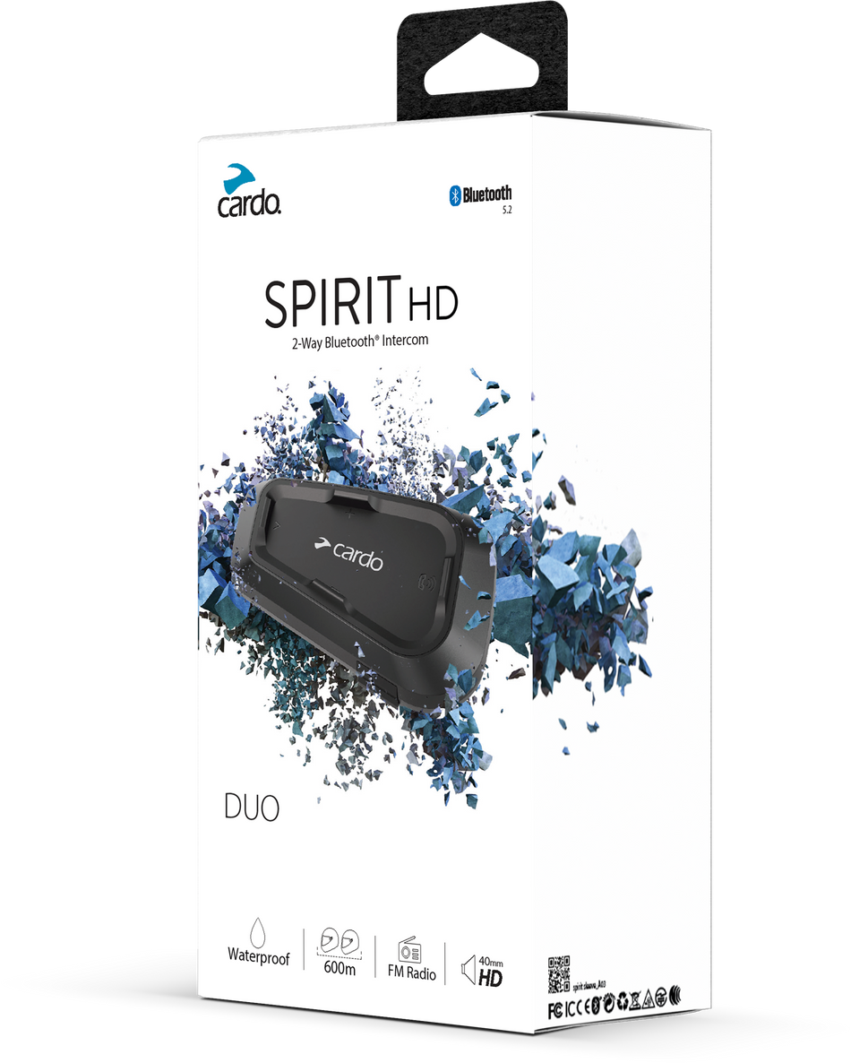 CARDO Spirit Hd Bluetooth Headset Duo SPRT0102