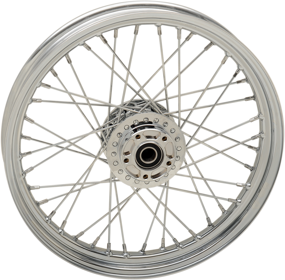 DRAG SPECIALTIES Front Wheel - Dual Disc/ABS - Chrome - 19"x2.50" - '09-'17 FXD 64548