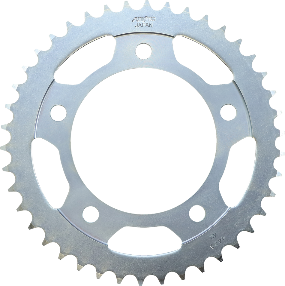 SUNSTAR SPROCKETS Steel Rear Sprocket - 42 Tooth - Honda 2-448342