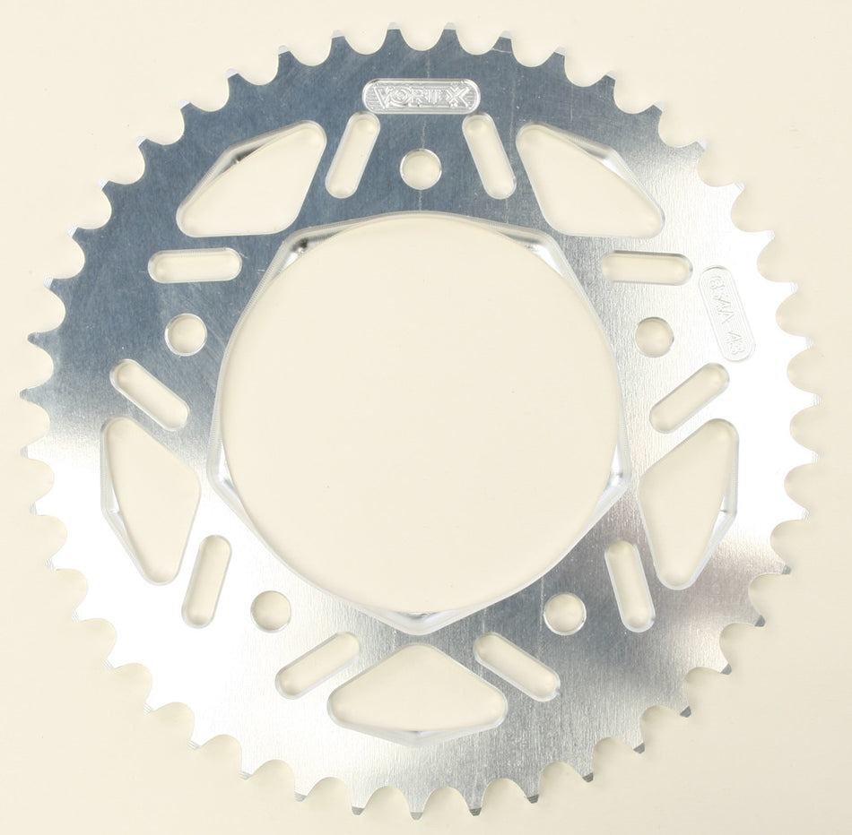 VORTEX Rear Sprocket Aluminum 43t-520 Sil Yam 654A-43