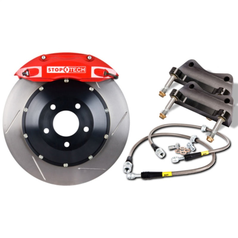 StopTech BBK 93-98 Toyota Supra Front ST-60 355x32 Red Slotted Rotors 83.857.6700.71