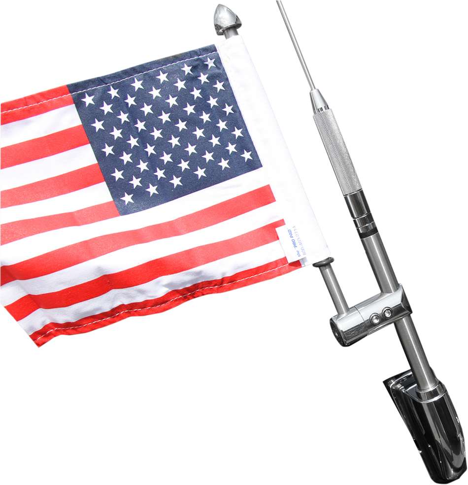 PRO PAD Antenna Flag Mount - With 6" X 9" Flag RFM-RDGA