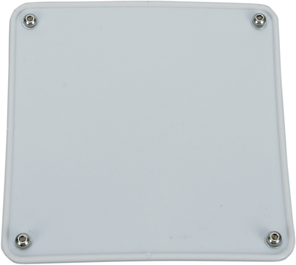 MOTORSPORT PRODUCTS Placa de matrícula de parachoques - Blanco 80-0000 