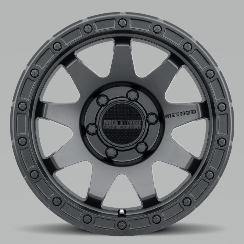 Method MR317 17x8.5 0mm Offset 6x5.5 106.25mm CB Matte Black Wheel MR31778560500