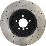 StopTech 08-09 BMW 535 Series / 04-09 545i/550i/645Ci/650i Slotted & Drilled Left Front Rotor 127.34071L