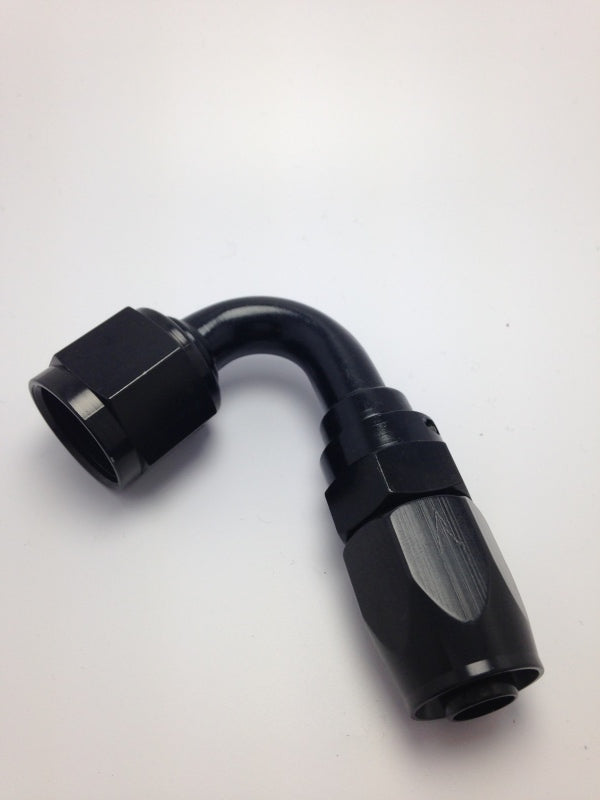 Fragola -10AN x 120 Degree Pro-Flow Hose End - Black 231210-BL