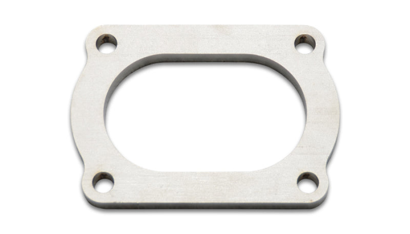 Vibrant T304 SS 4 Bolt Flange for 3in O.D. Oval tubing 13175S