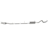 MagnaFlow Sys C/B 11-15 Ford Super Duty F250 6.2L EC CC, SS 3.5in Single Rear Pass Side Ext 5in Tip 19174