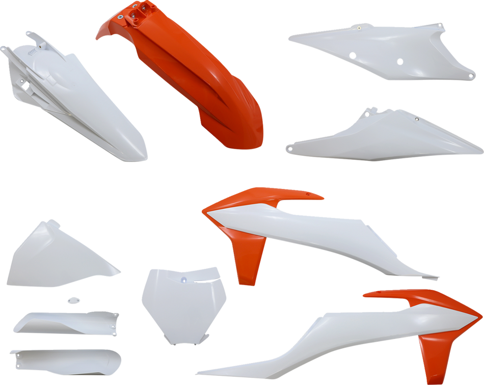 ACERBIS Full Replacement Body Kit - OEM White/Orange 2726497428