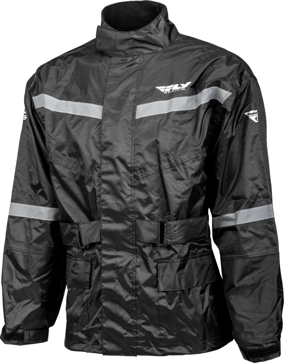 FLY RACING 2-Piece Rain Suit Black 2x #6016 478-8010~6