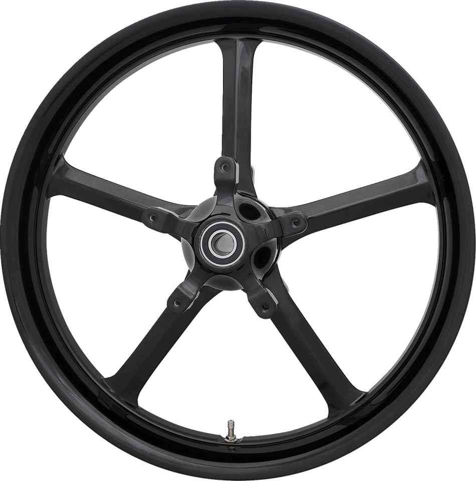 COASTAL MOTO Front Wheel - Rockstar - Dual Disc/No ABS - Black - 21"x3.25" - FL 1502-ROC-213-B