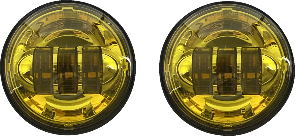 CUSTOM DYNAMICS 4-1/2" Passing Lamps - LED - Yellow CD-45-Y