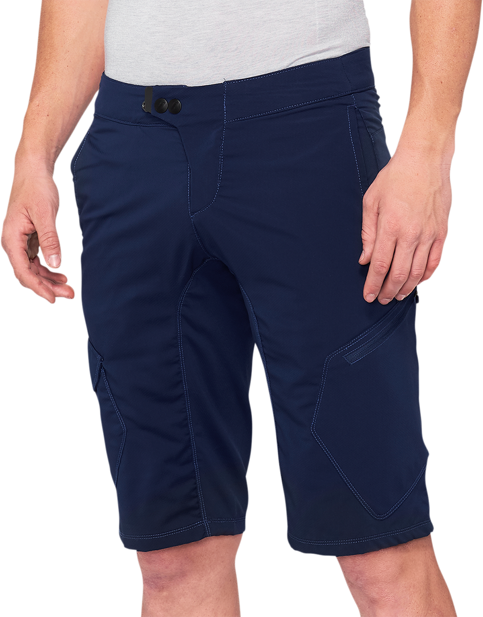 100% Ridecamp Shorts - Navy - US 28 40029-00021