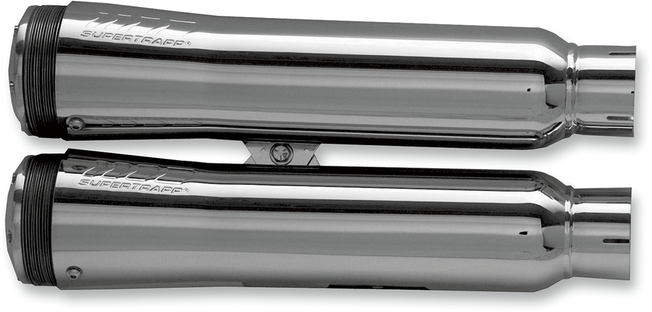 SUPERTRAPP Fatshots Mufflers - Chrome 828-71134