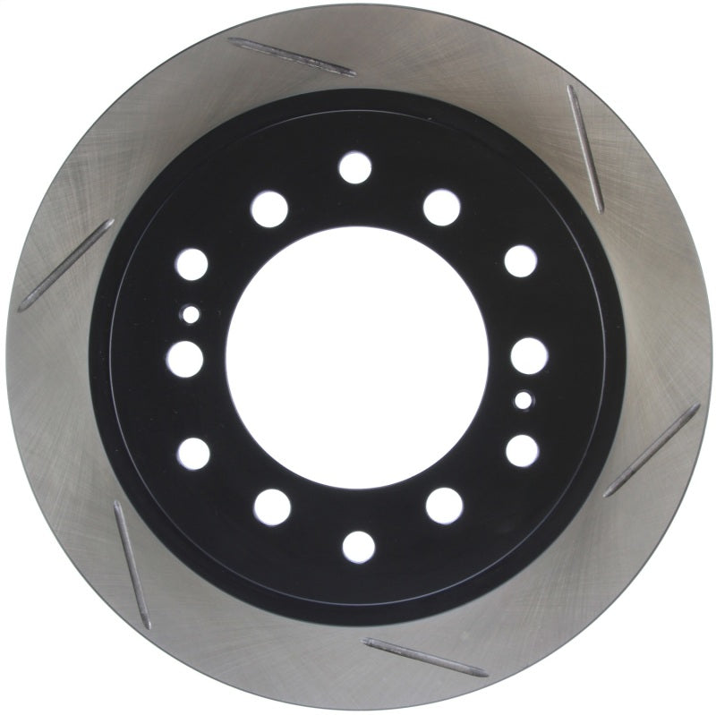 StopTech Power Slot 01-07 Toyota Sequoia/03-09 4 Runner / 03-09 Lexus GX470 Slotted Left Rear Rotor 126.44128SL