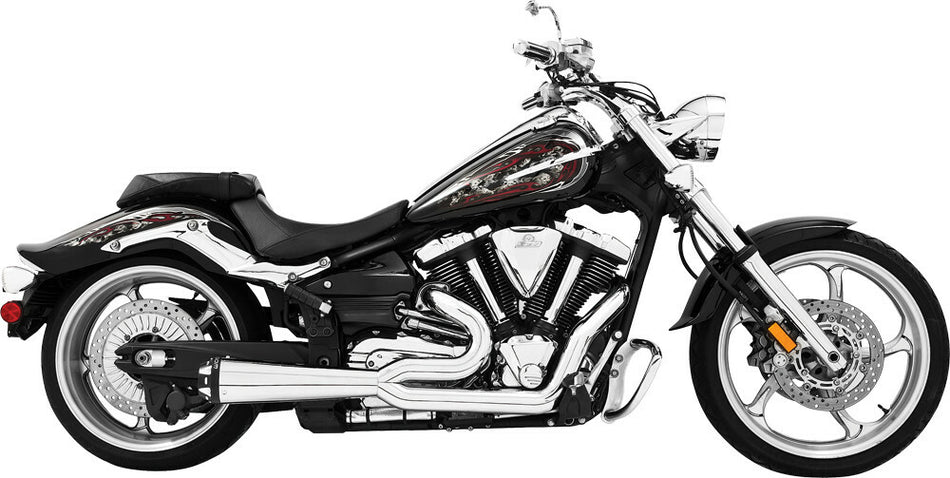 FREEDOM Exhaust 2 Into 1 Chrome Hon MH00024