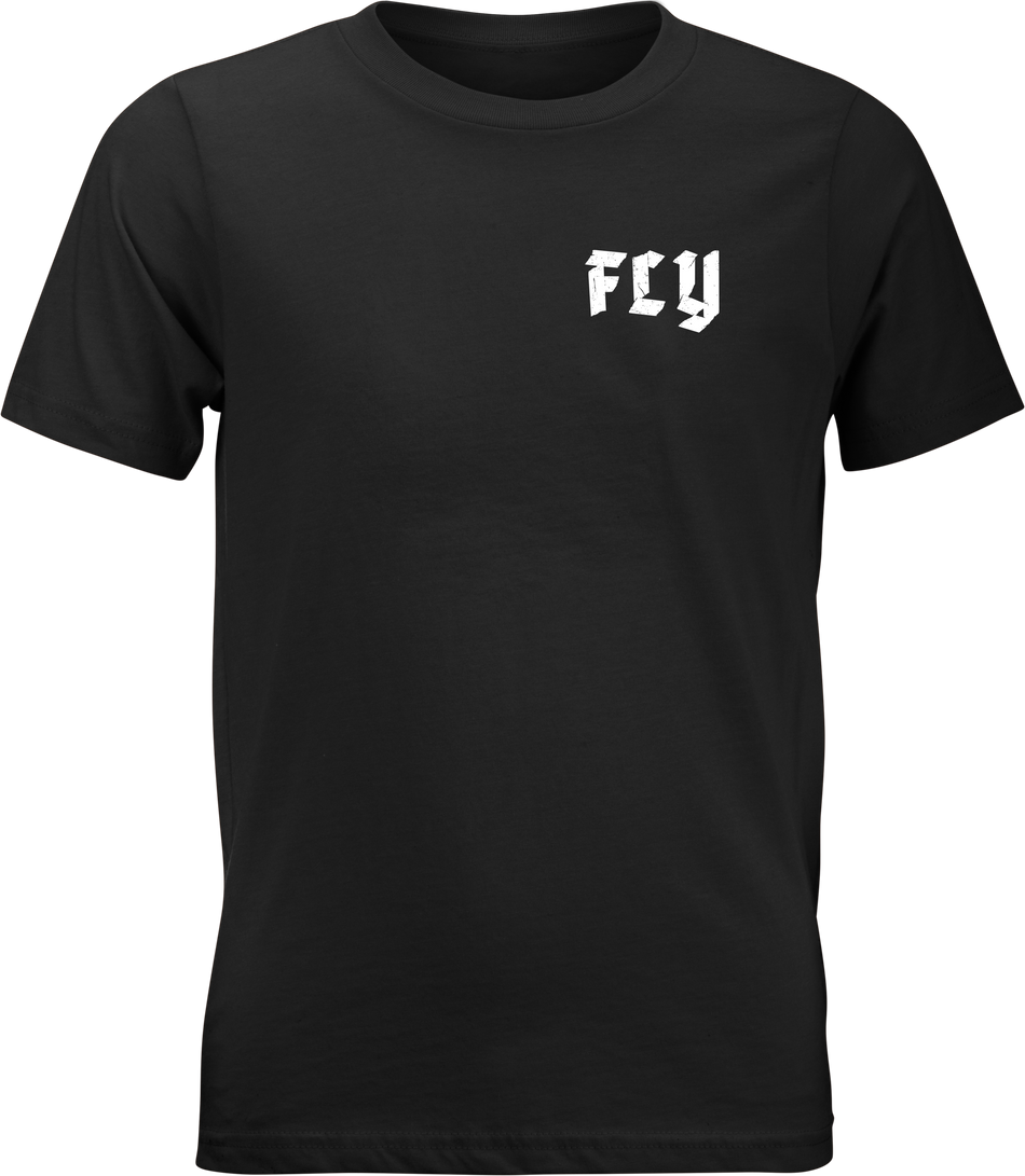 FLY RACING Youth Fly Moto Mind Tee Black Ym 352-0430YM