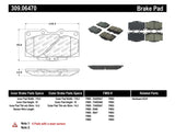 StopTech 89-96 Nissan 300ZX Sport Performance Front Brake Pads 309.0647